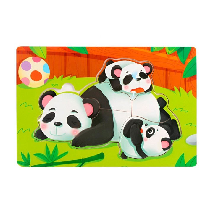 Rompecabezas Familia Animal Didactico Aprendizaje Niños