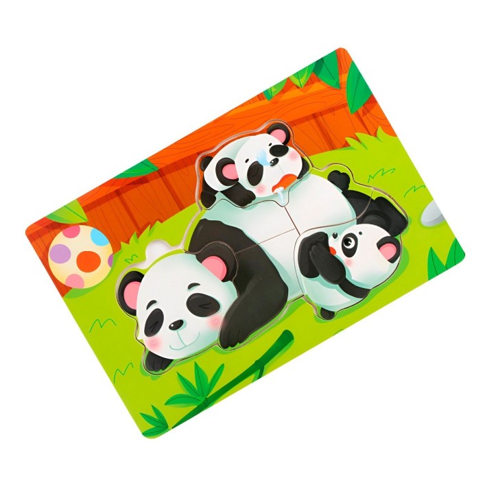 Rompecabezas Familia Animal Didactico Aprendizaje Niños