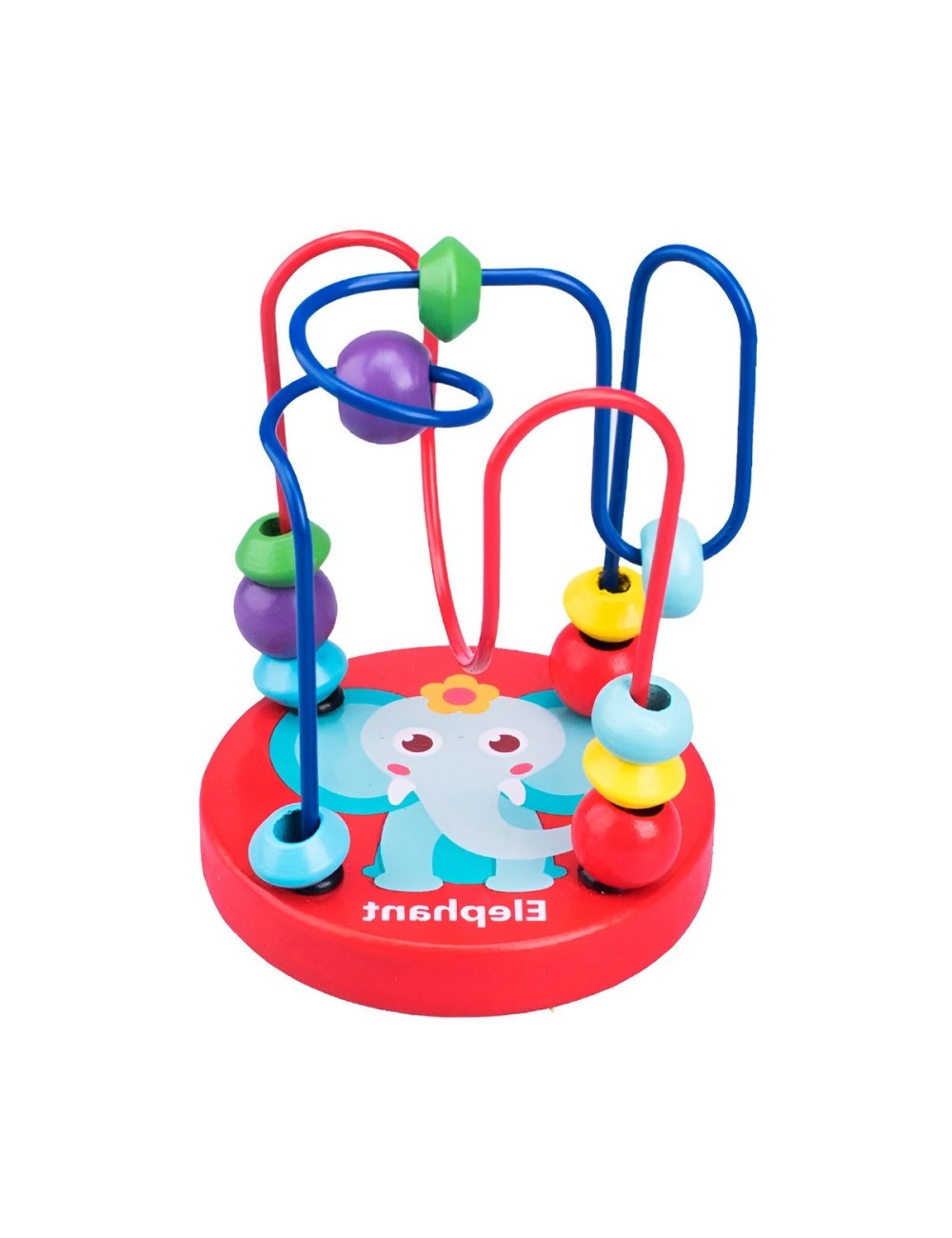 Juego Laberinto De Cuentas Madera Didactico Desarrollo Niños