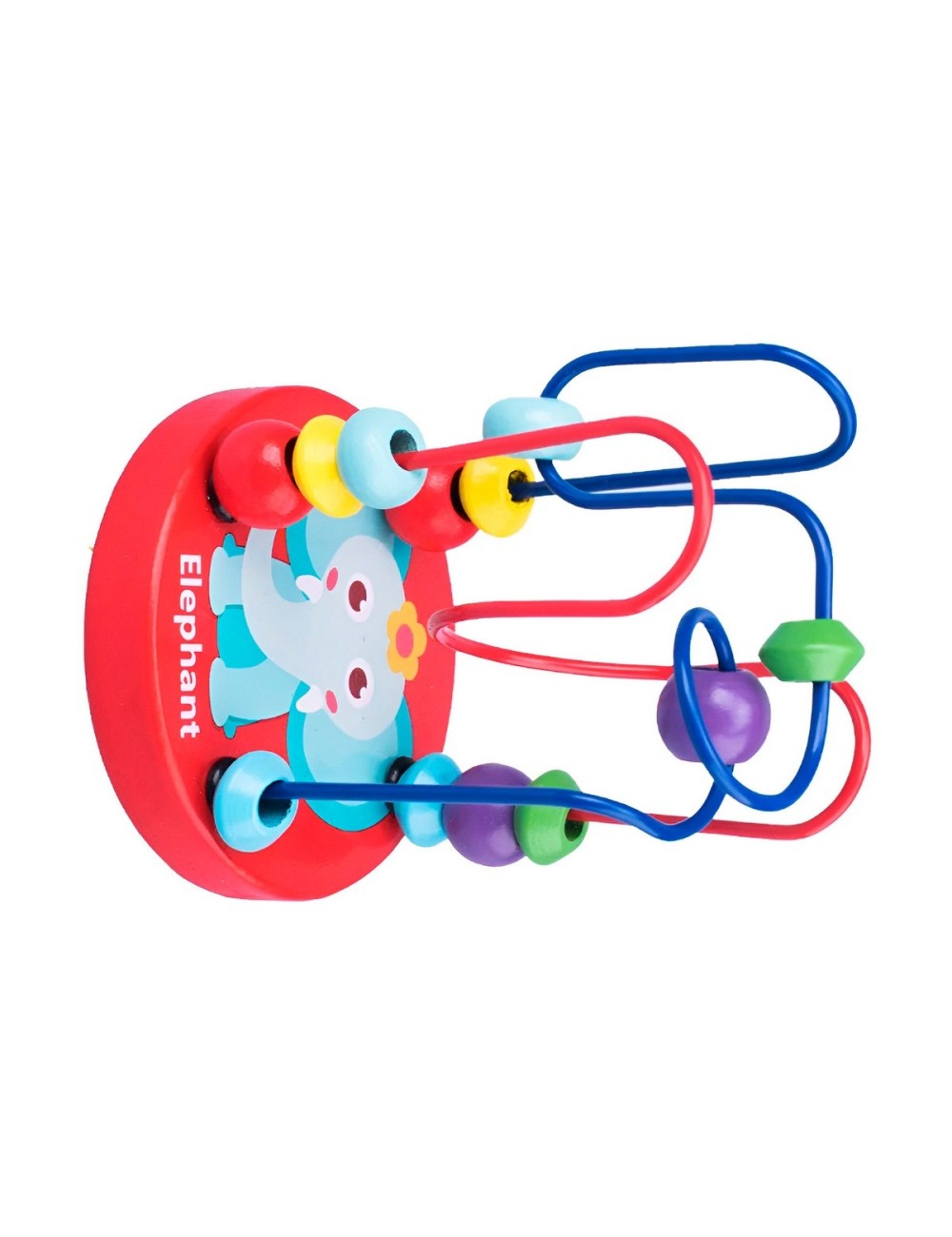 Juego Laberinto De Cuentas Madera Didactico Desarrollo Niños