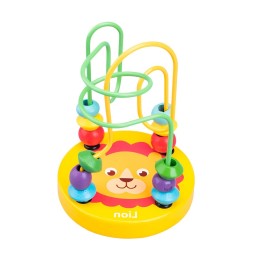 Juego Laberinto De Cuentas Madera Didactico Desarrollo Niños