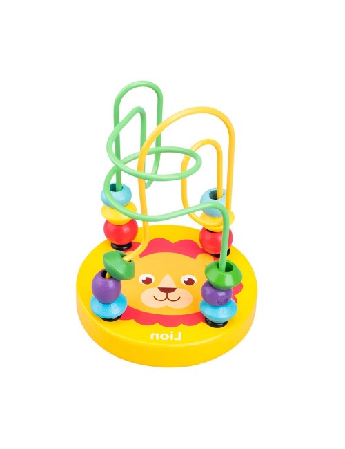 Juego Laberinto De Cuentas Madera Didactico Desarrollo Niños