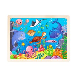 Rompecabeza Didactico En Madera Personajes Colores Tematico