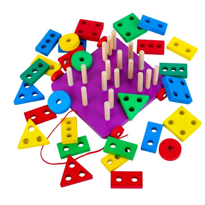 Juego De Mesa Carro Trailer Encastre Figuras Didactico Niño