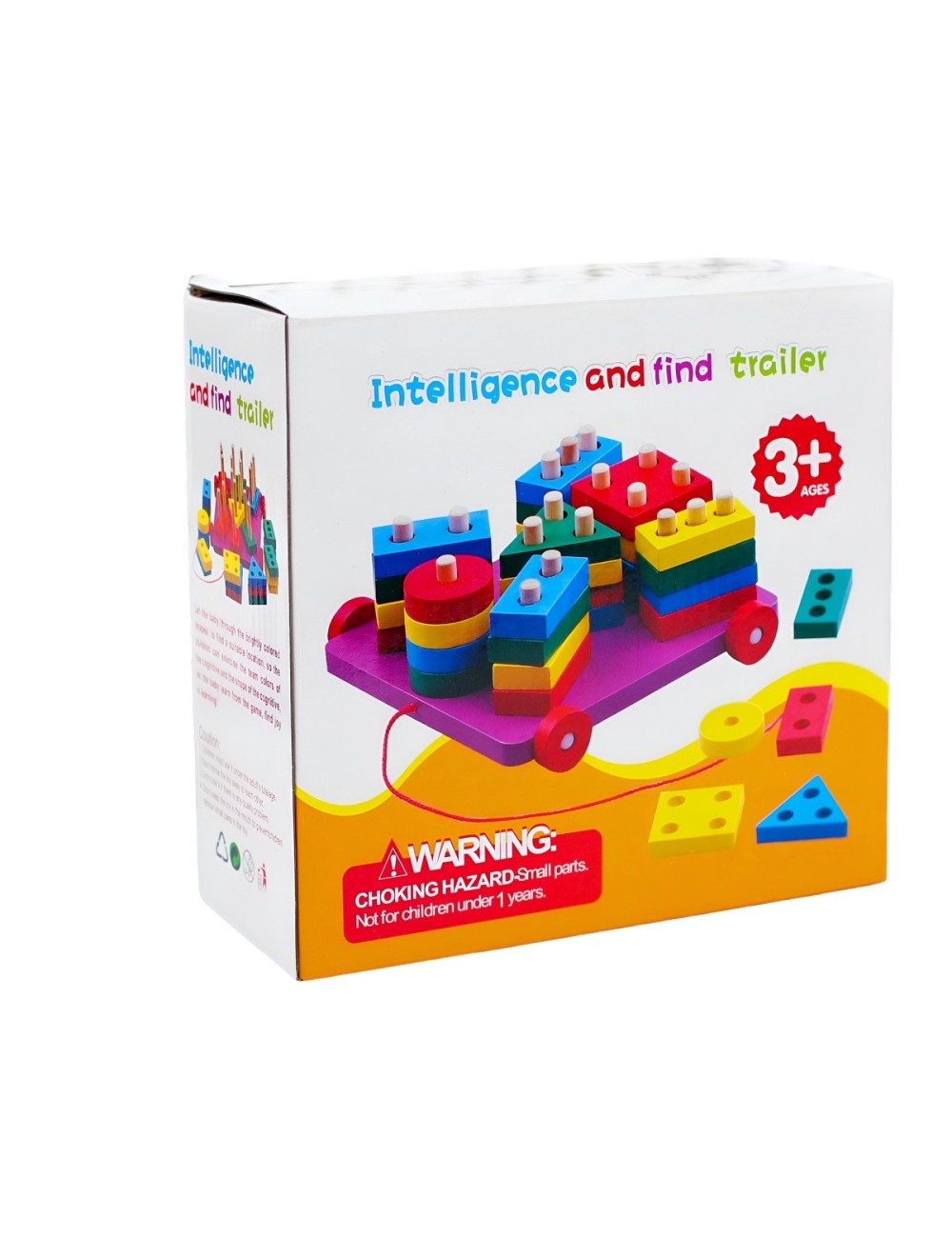 Juego De Mesa Carro Trailer Encastre Figuras Didactico Niño