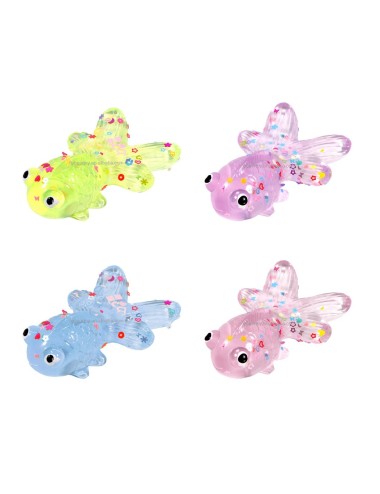 Squishy Juguete Anti Estrés Squishies Peces Multicolor X 4 U