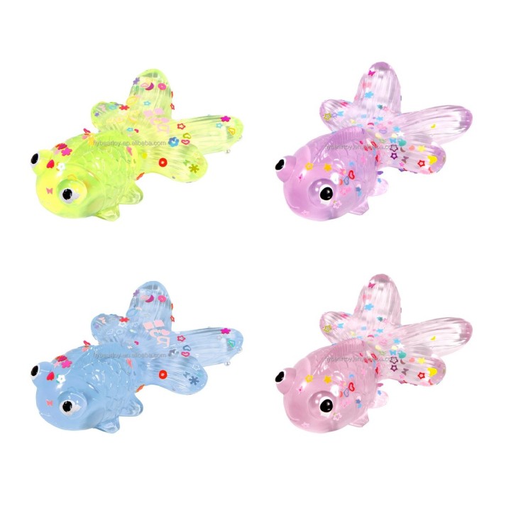 Squishy Juguete Anti Estrés Squishies Peces Multicolor X 4 U
