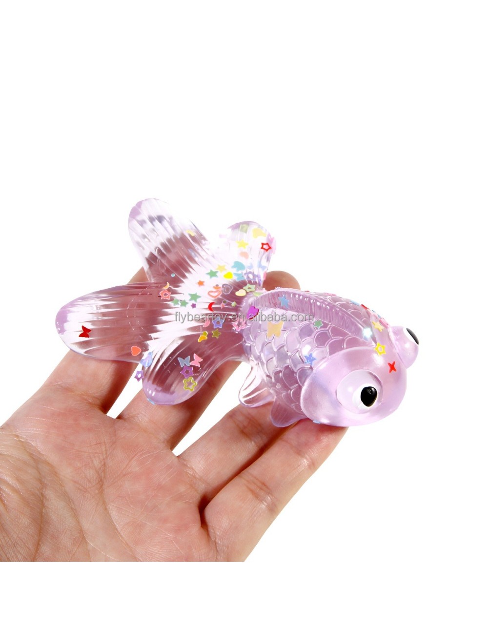 Squishy Juguete Anti Estrés Squishies Peces Multicolor X 4 U