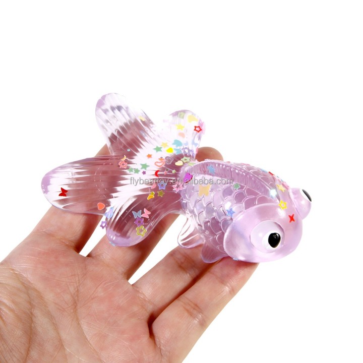 Squishy Juguete Anti Estrés Squishies Peces Multicolor X 4 U