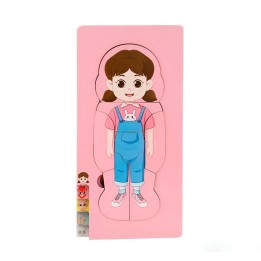 Rompecabezas Interactivo Partes Del Cuerpo Didacito Niña