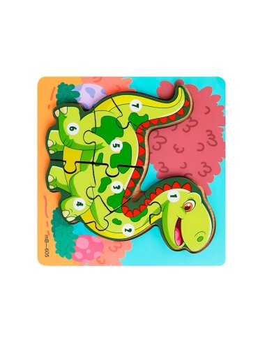 Rompecabeza Didactico Figura Animal Colores Aprendizaje