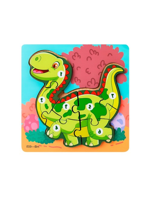 Rompecabeza Didactico Figura Animal Colores Aprendizaje