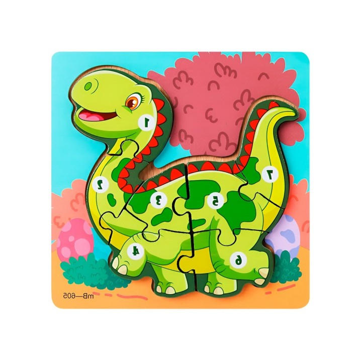 Rompecabeza Didactico Figura Animal Colores Aprendizaje