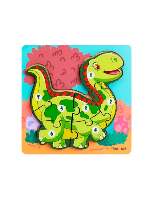 Rompecabeza Didactico Figura Animal Colores Aprendizaje