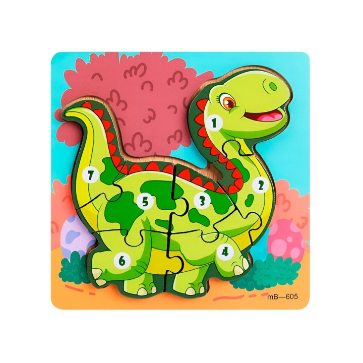 Rompecabeza Didactico Figura Animal Colores Aprendizaje