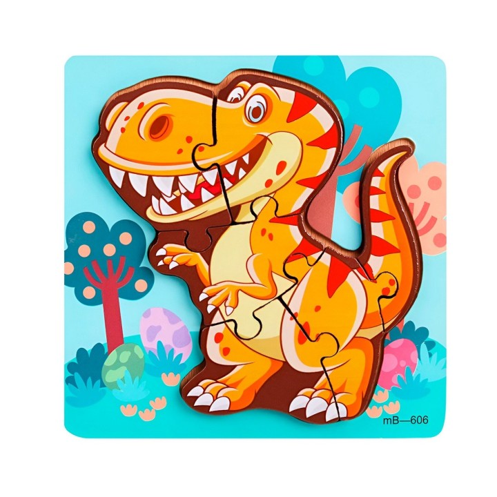 Rompecabeza Didactico Figura Animal Colores Aprendizaje