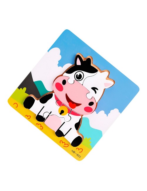 Rompecabeza Didactico Figura Animal Colores Aprendizaje