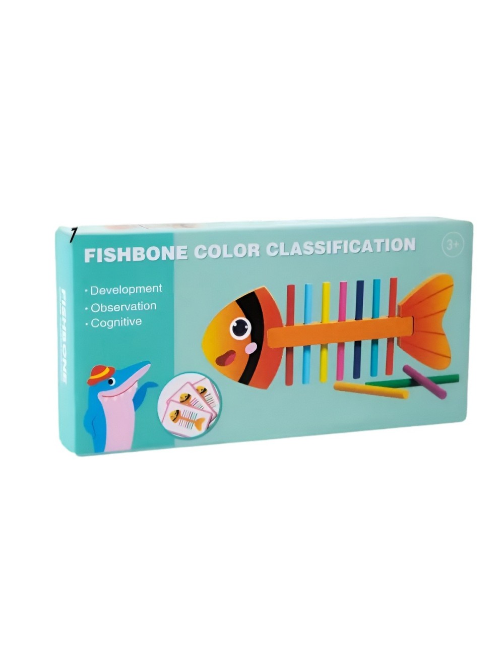 Juego De Mesa Pez Clasificacion De Colores Didactico Niños