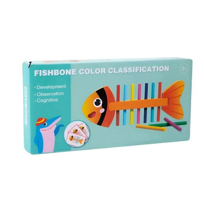 Juego De Mesa Pez Clasificacion De Colores Didactico Niños