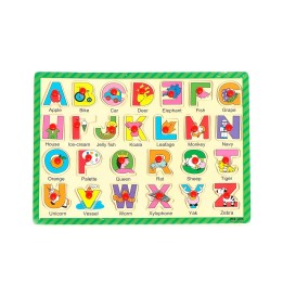 Juego De Mesa Encastre Abecedario Didactico Ingles