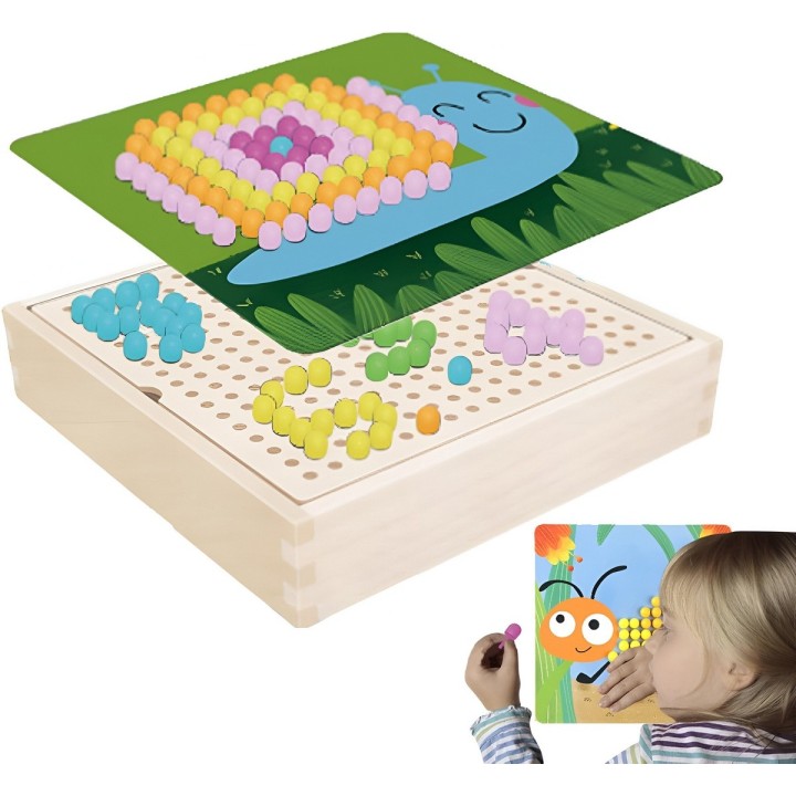 Juego De Mesa Patrones Color Figura Interactivo Aprendizaje