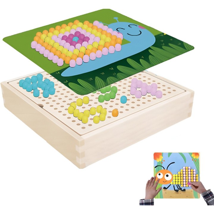 Juego De Mesa Patrones Color Figura Interactivo Aprendizaje