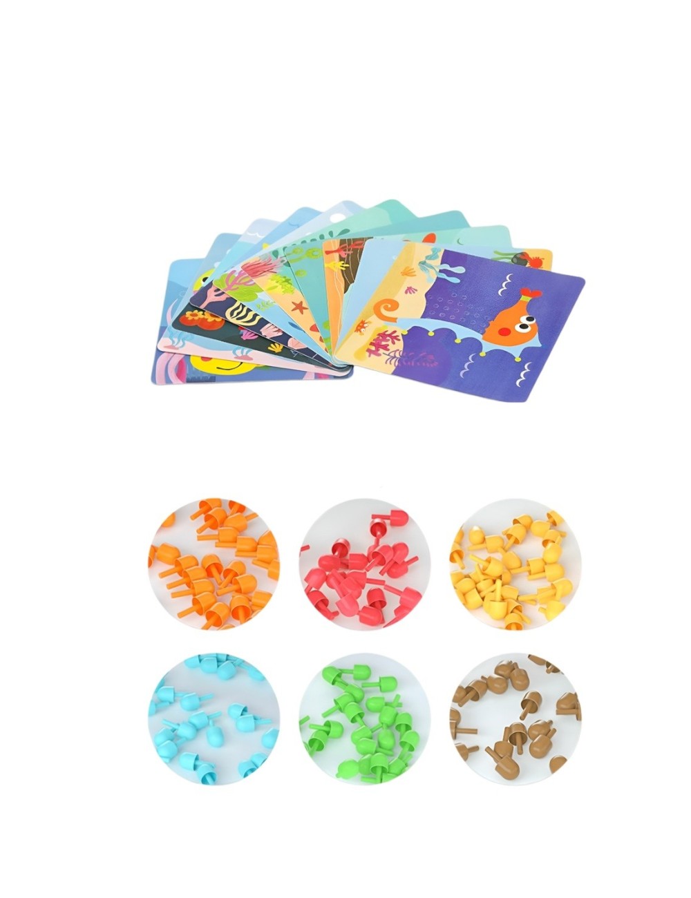 Juego De Mesa Patrones Color Figura Interactivo Aprendizaje