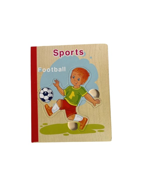 Libro Rompecabezas Tematico Madera Juguete Aprendizaje Niños