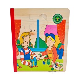 Libro Rompecabezas Tematico Madera Juguete Aprendizaje Niños
