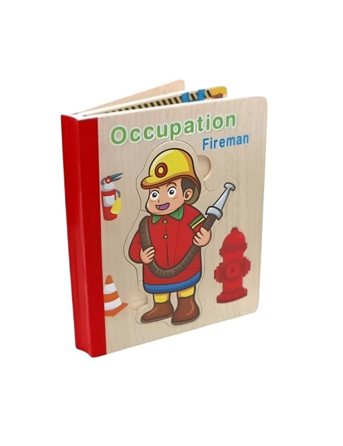 Libro Rompecabezas Tematico Madera Juguete Aprendizaje Niños