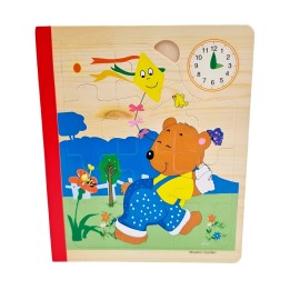 Libro Rompecabezas Tematico Madera Juguete Aprendizaje Niños