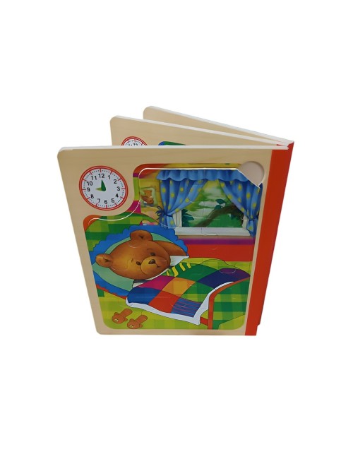 Libro Rompecabezas Tematico Madera Juguete Aprendizaje Niños