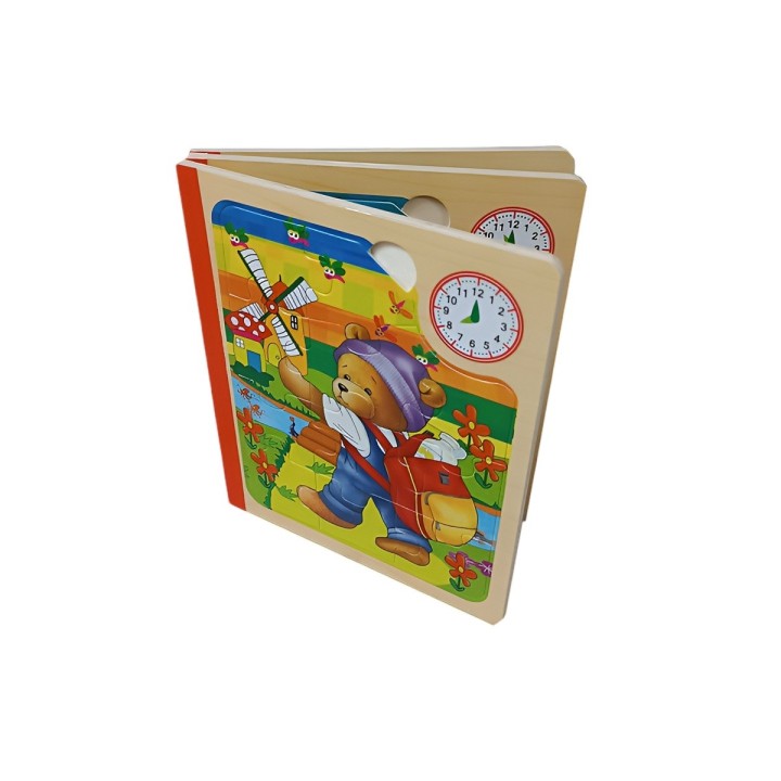 Libro Rompecabezas Tematico Madera Juguete Aprendizaje Niños