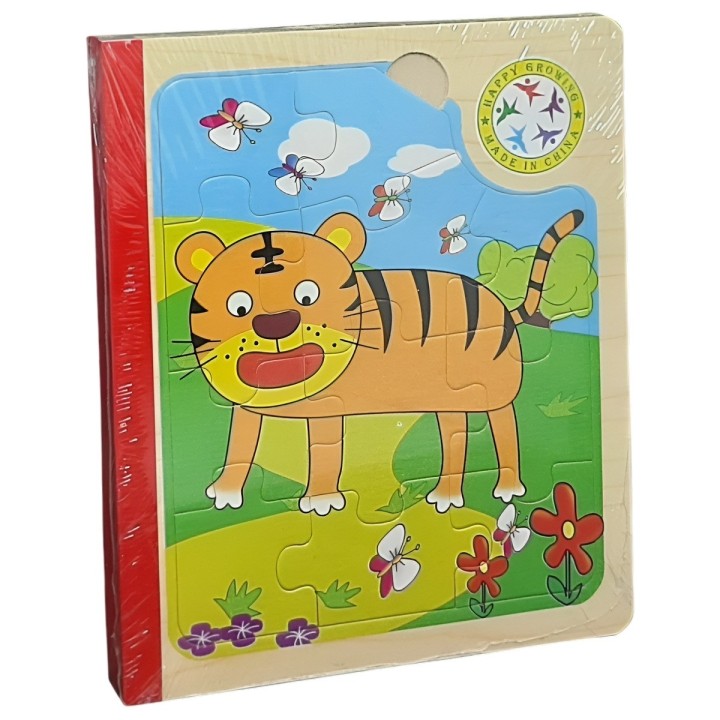 Libro Rompecabezas Tematico Madera Juguete Aprendizaje Niños