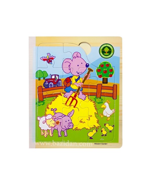 Libro Rompecabezas Tematico Madera Juguete Aprendizaje Niños