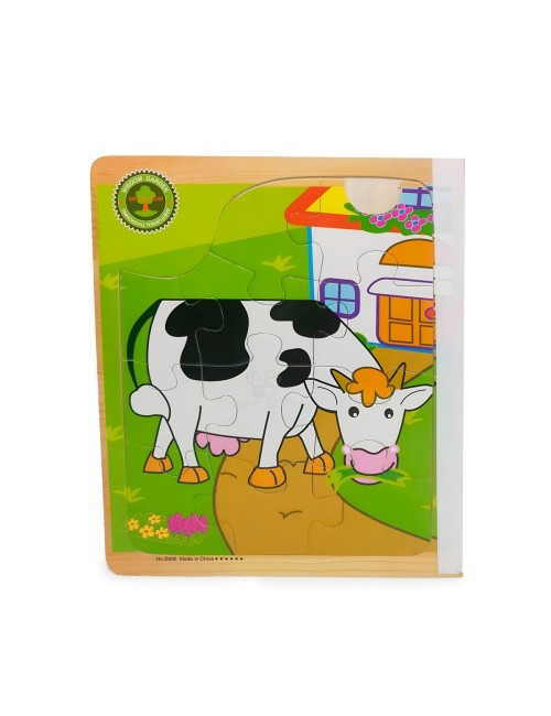 Libro Rompecabezas Tematico Madera Juguete Aprendizaje Niños