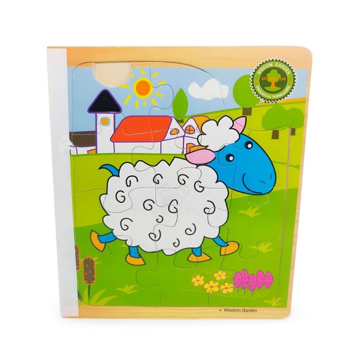 Libro Rompecabezas Tematico Madera Juguete Aprendizaje Niños