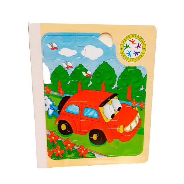 Libro Rompecabezas Tematico Madera Juguete Aprendizaje Niños
