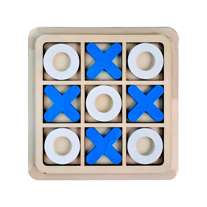 Juego De Mesa Madera Mini Triqui Didactico Interactivo Niños