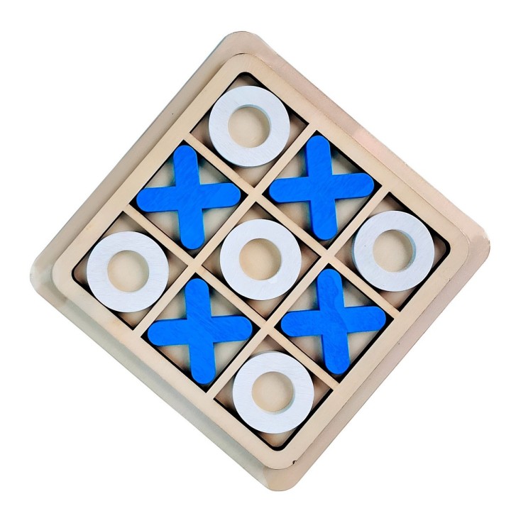 Juego De Mesa Madera Mini Triqui Didactico Interactivo Niños
