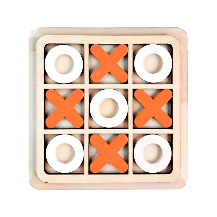 Juego De Mesa Madera Mini Triqui Didactico Interactivo Niños