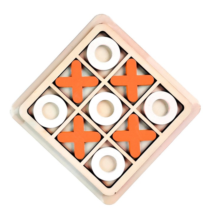 Juego De Mesa Madera Mini Triqui Didactico Interactivo Niños