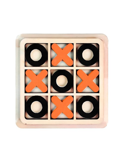 Juego De Mesa Madera Mini Triqui Didactico Interactivo Niños