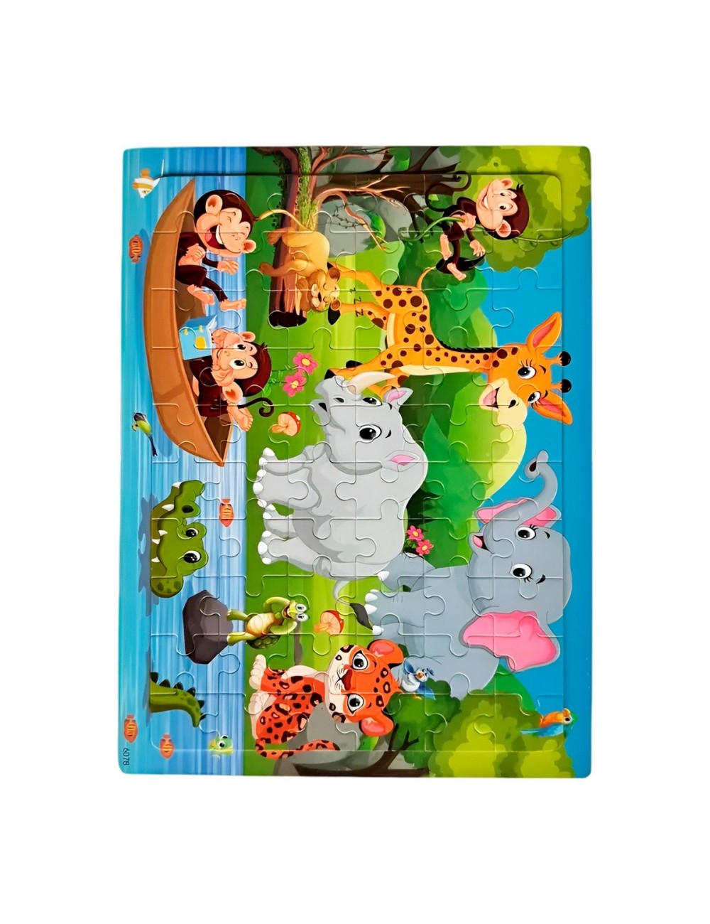 Rompecabezas Madera Interactivo Aprendizaje Personaje Figura