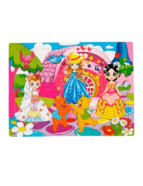 Rompecabezas Madera Interactivo Aprendizaje Personaje Figura