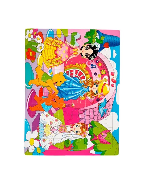 Rompecabezas Madera Interactivo Aprendizaje Personaje Figura