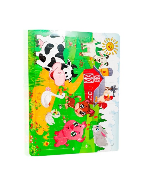 Rompecabezas Madera Interactivo Aprendizaje Personaje Figura