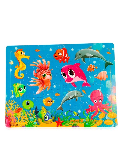 Rompecabezas Madera Interactivo Aprendizaje Personaje Figura