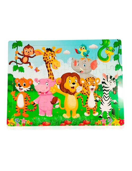 Rompecabezas Madera Interactivo Aprendizaje Personaje Figura