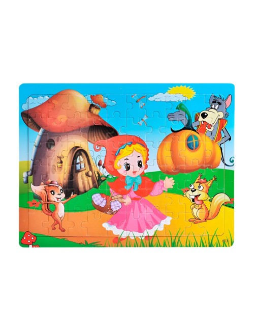 Rompecabezas Madera Interactivo Aprendizaje Personaje Figura